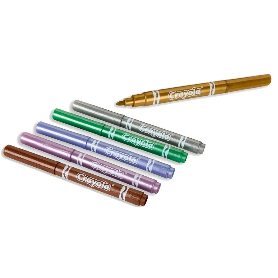 Набір фломастерів Metallic Crayola 58-8828, 6 шт