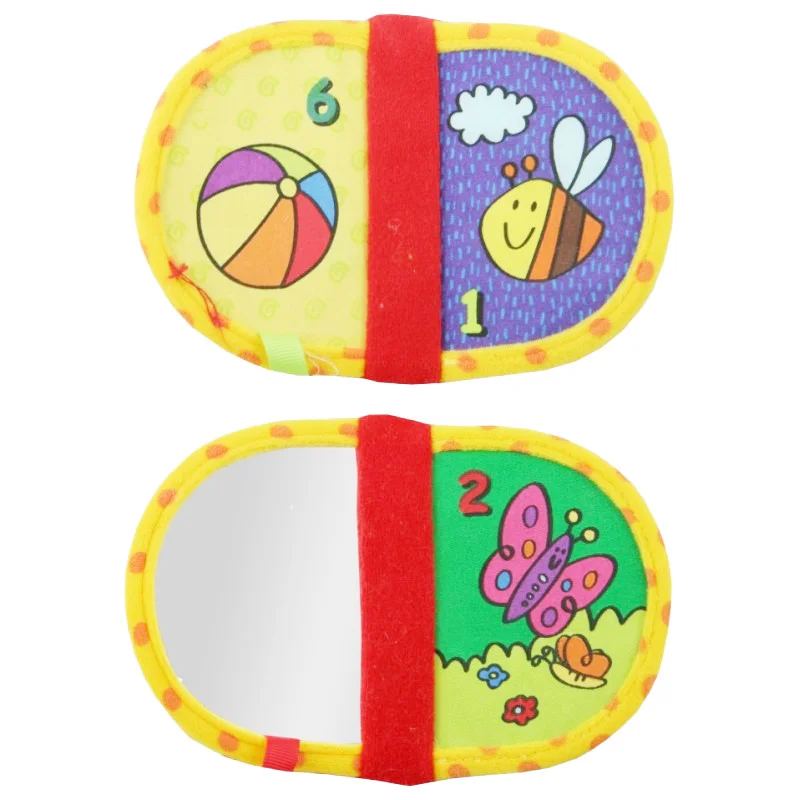 Розвиваюча м'яка Книжка Baby Mix TE-8290 із дзеркальцем