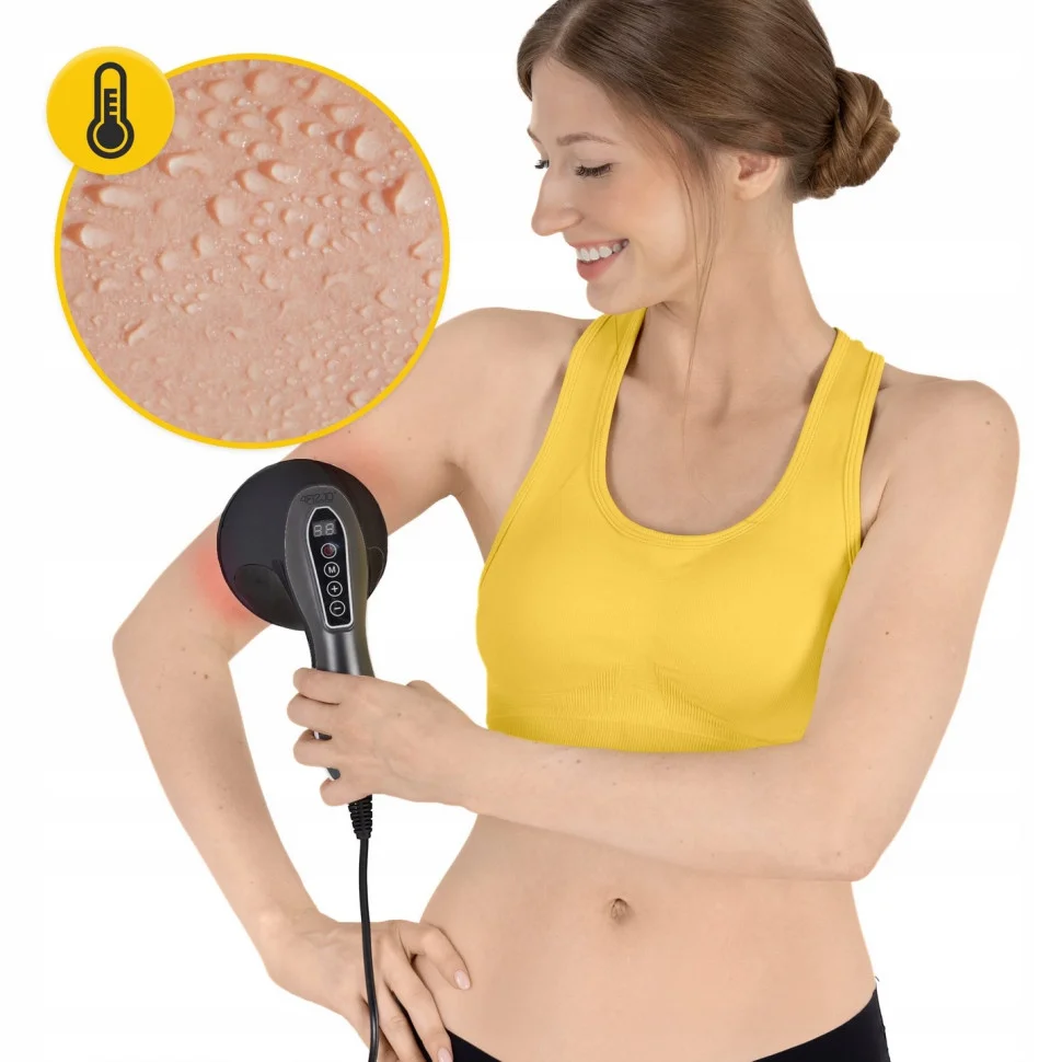 Ручной антицеллюлитный массажер для тела Body Shaping 4 в 1 4FIZJO P-5907739319128 Black
