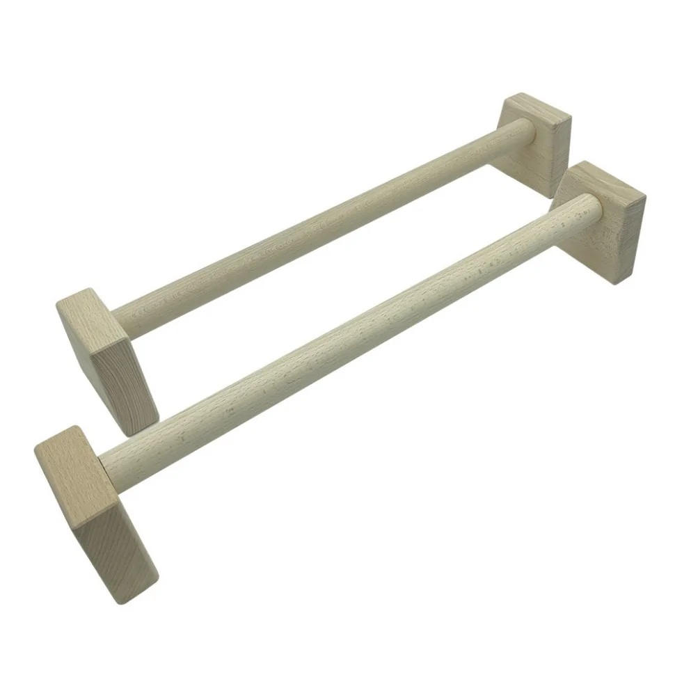Паралетсы, упоры для отжимания деревянные Wood Gym Push Up Newt NE-WD-60 из бука 50 см 2 шт