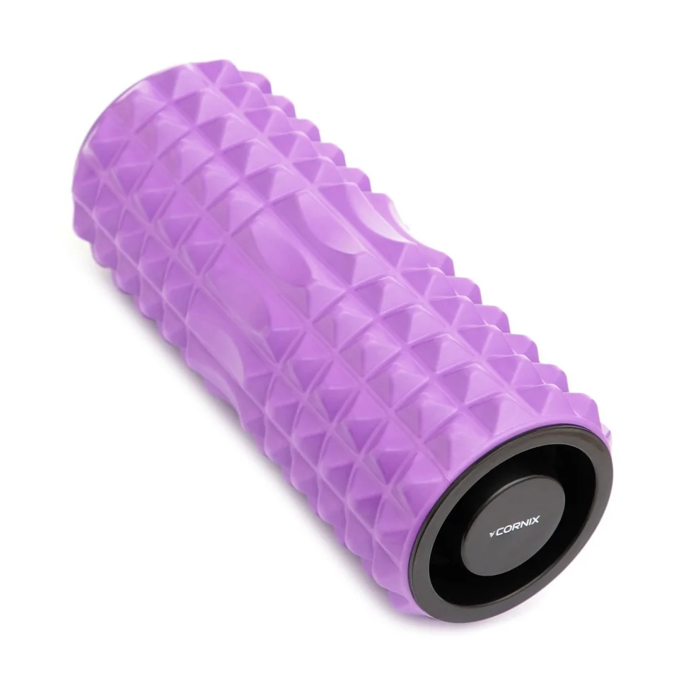 Масажний ролик (валик, ролер) Cornix XR-0338 Violet 33 x 14 см