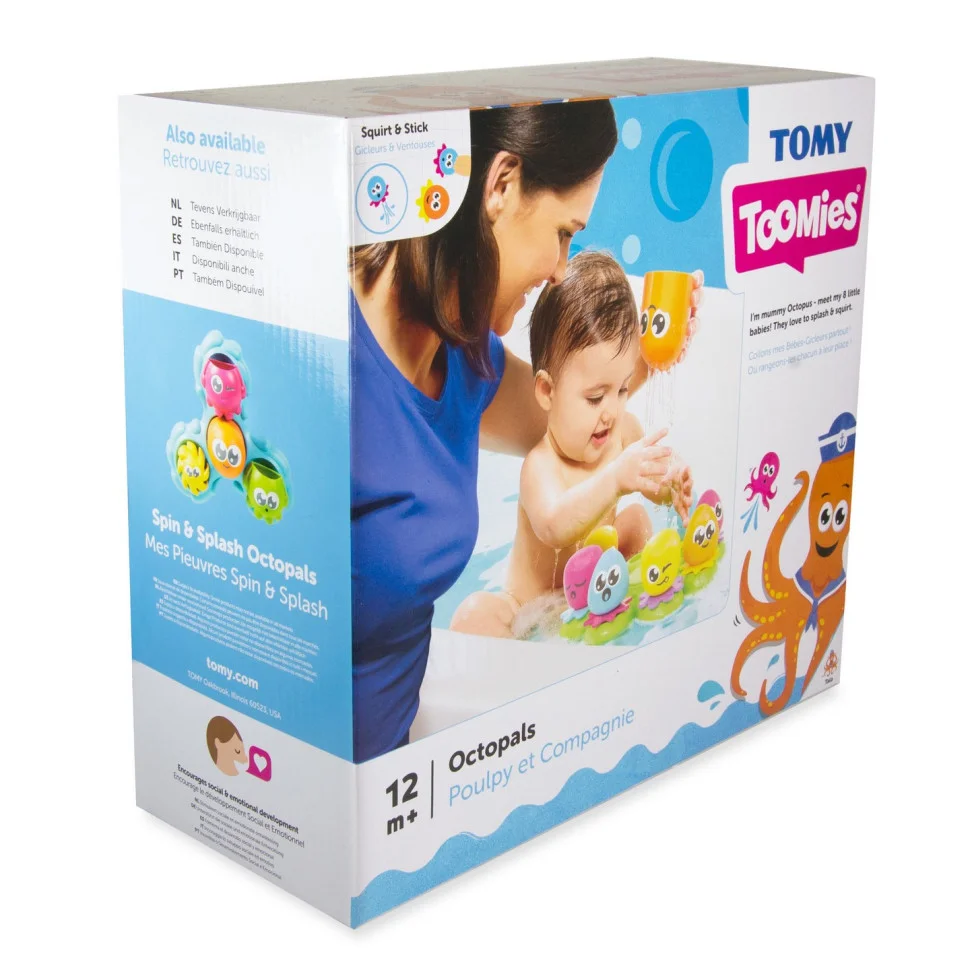 Игрушка для ванной Осьминоги Toomies E2756 с цифрами