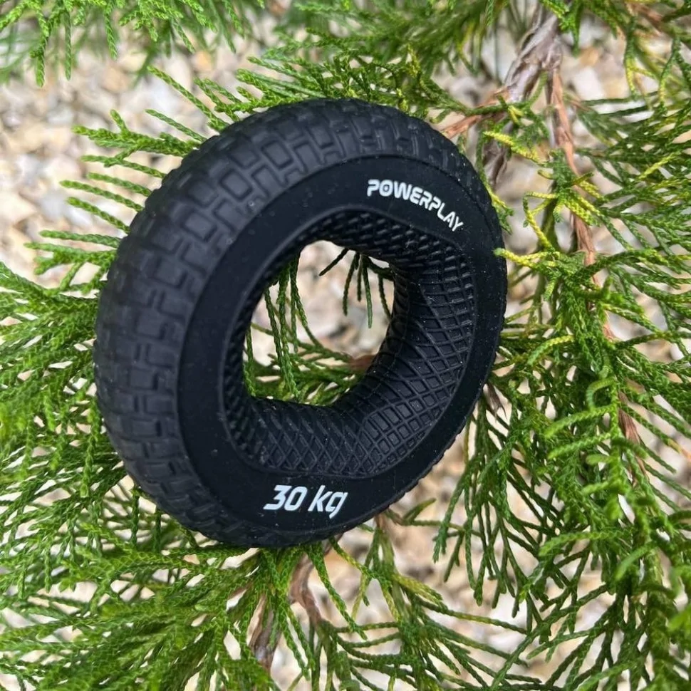 Эспандер кистевой силиконовый PP-4333 Hand Grip Hard PowerPlay PP_4333_Black_30kg 30 кг, Черный