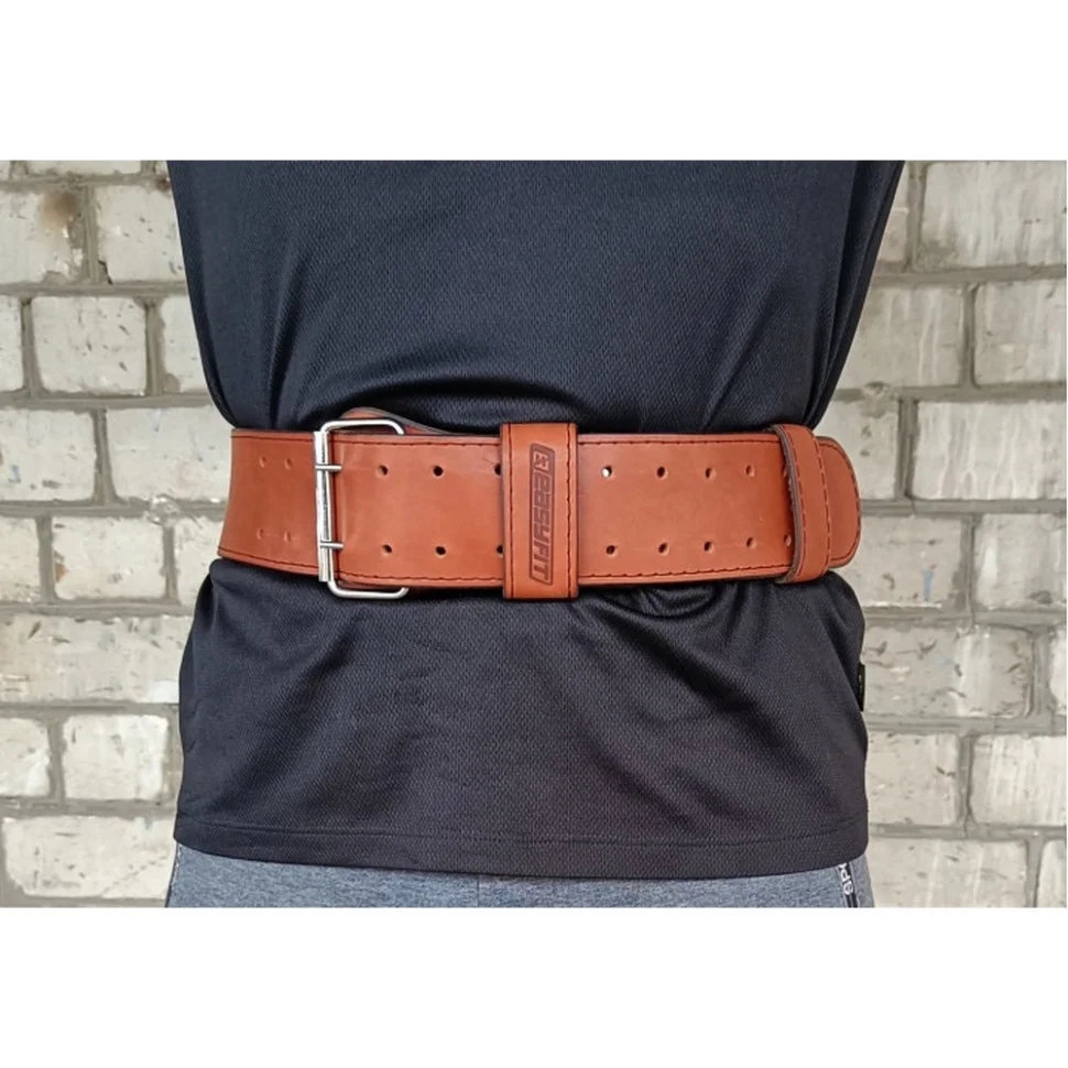 Пояс атлетичний DeciBelt EasyFit EFTB-BRM коричневий M