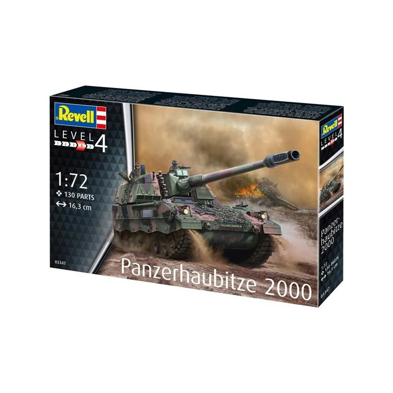 Збірна модель-копія САУ Panzerhaubitze 2000 Revell RVL-03347 рівень 4 масштаб 1:72