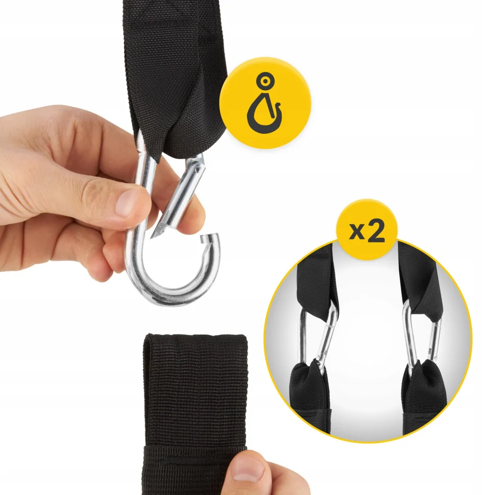 Петли подвесные AB Sling Straps 4FIZJO P-5905973402309 черный