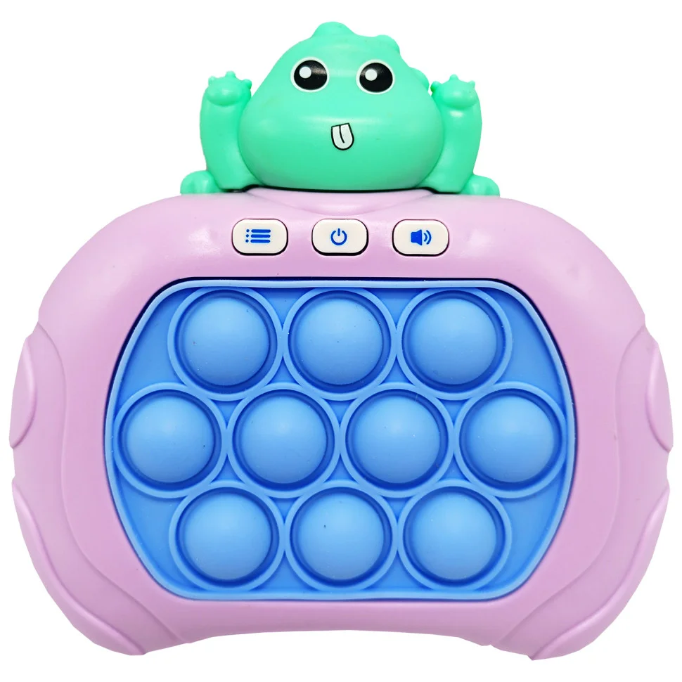 Електронна приставка Pop It консоль Quick Push Puzzle Game Fast Bambi 01-06-06(Violet) антистрес