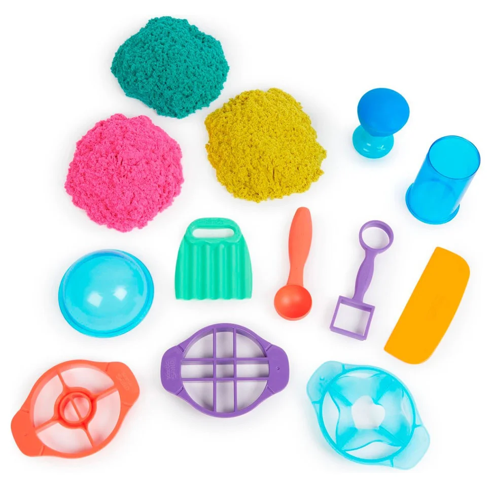 Набор песка для детского творчества «Цветные Приключения» Kinetic Sand 71647, 3 цвета 907 г