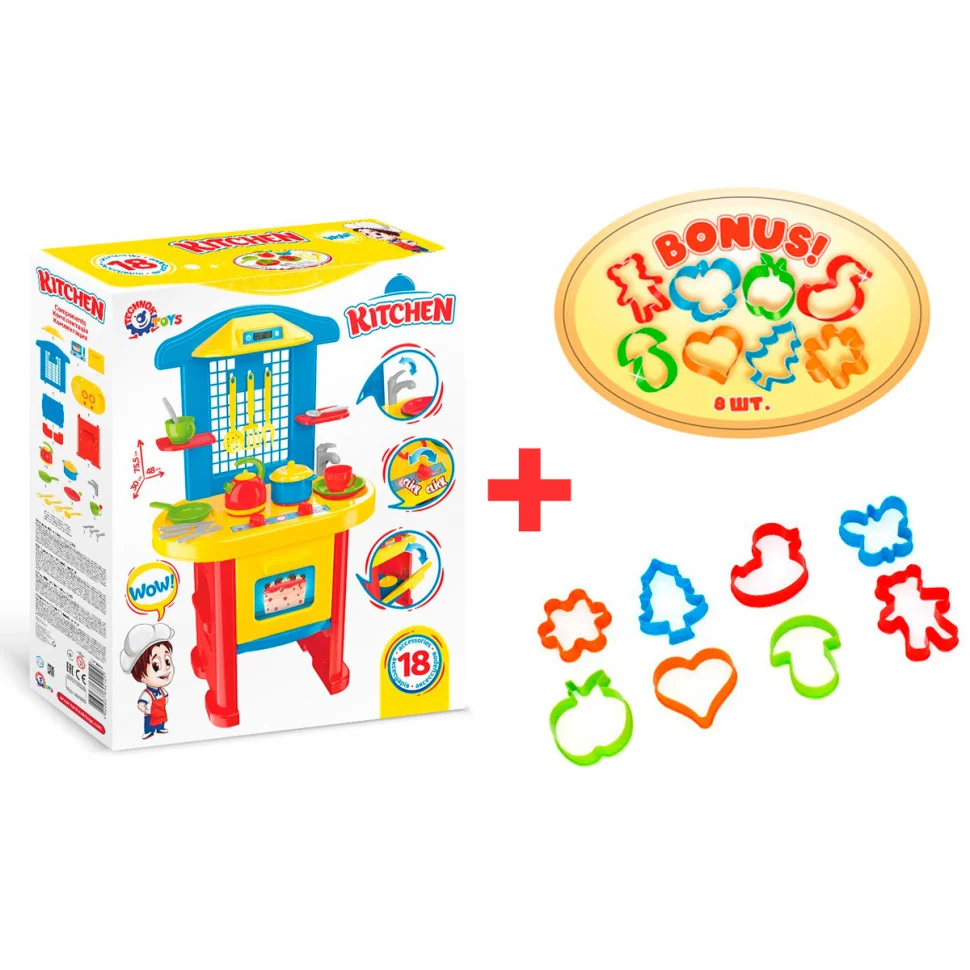 Игровой набор Кухня №3 ТехноК 2124TXK, 28 предметов