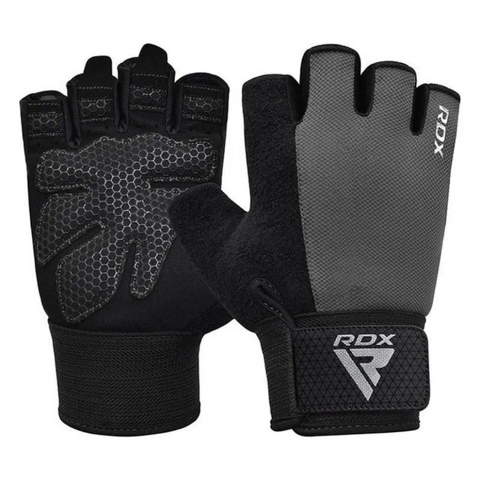 Рукавички для фітнесу W1 Half RDX Inc Limited WGA-W1HG-L+ Gray, L
