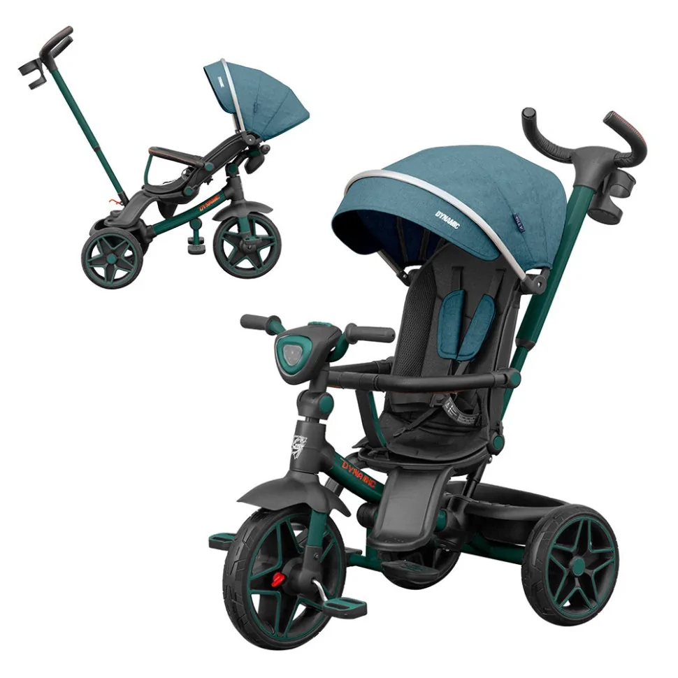 Детский трехколесный велосипед DYNAMIC Tilly T-3810 GREEN, зеленый