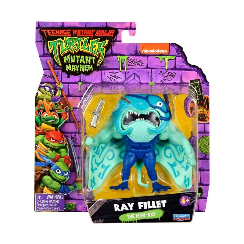 Игровая фигурка серии ЧЕРЕПАШКИ-НИНДЗЯ - РЕЙ ФИЛЛЕТ TMNT 83308