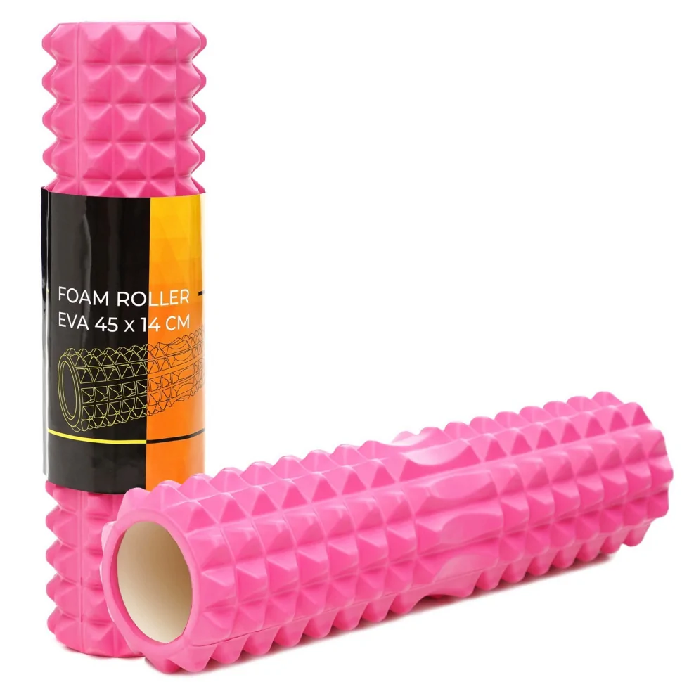 Масажний ролик (валик, ролер) Cornix XR-0332 Pink 45 x 14 см