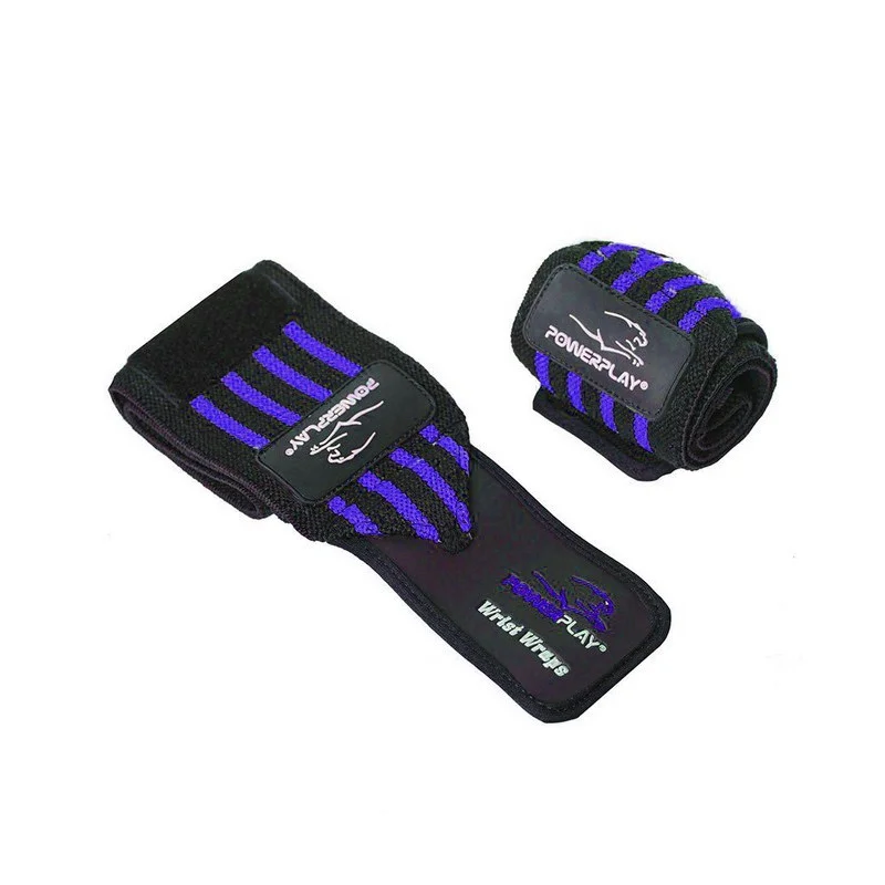 Кистевые бинты 3081 Gym WristT Wraps PowerPlay PP_3081_Blue, Черно-Синие
