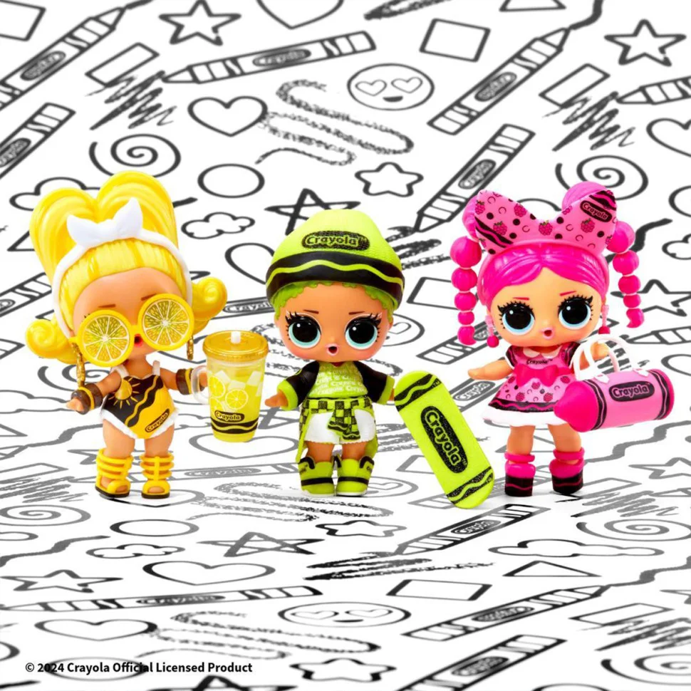 Ігровий набір із лялькою L.O.L. Surprise! 505259 серії Loves Crayola