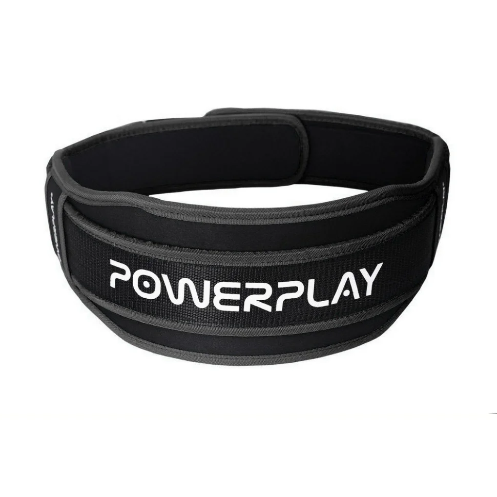 Пояс неопреновий для важкої атлетики Power Play PP_5546_XL_ Black, Black, XL