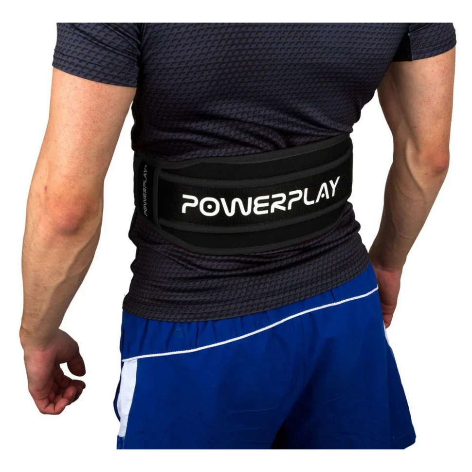 Пояс неопреновий для важкої атлетики Power Play PP_5546_XL_ Black, Black, XL