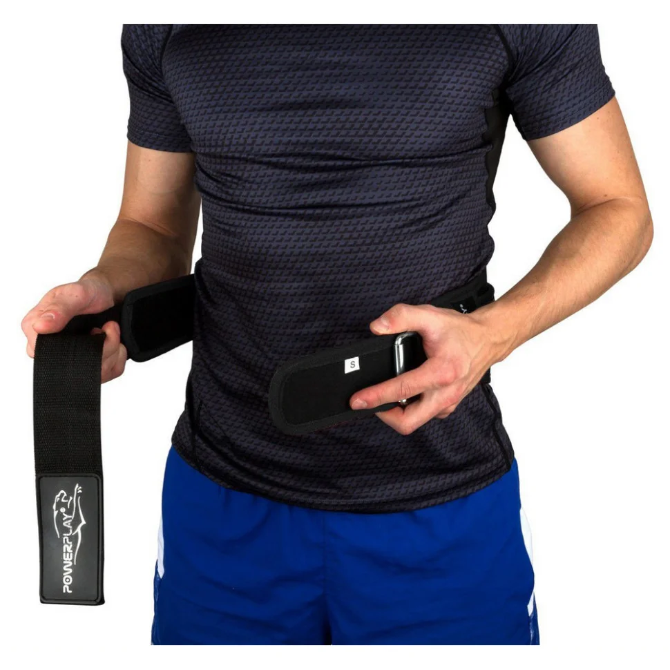 Пояс неопреновий для важкої атлетики Power Play PP_5546_XL_ Black, Black, XL