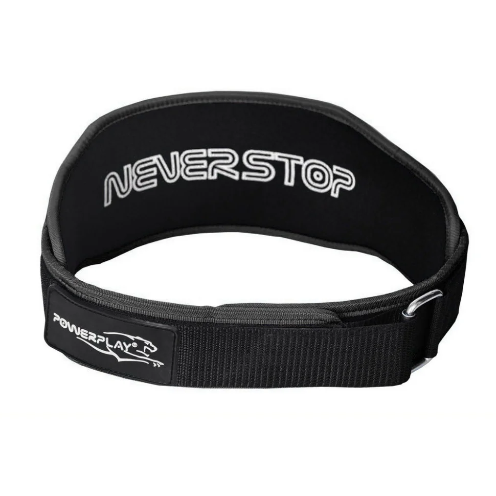 Пояс неопреновий для важкої атлетики Power Play PP_5546_XL_ Black, Black, XL