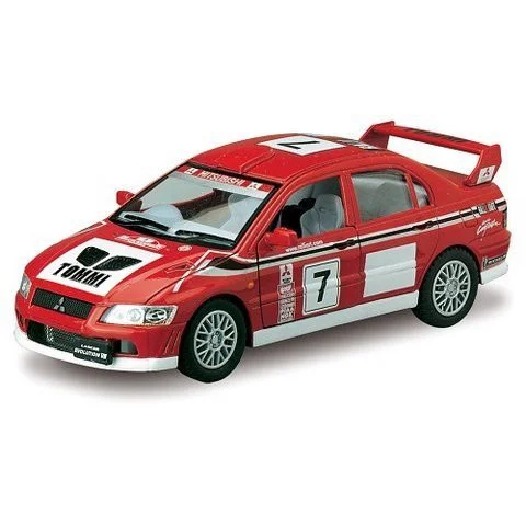 Машинка Kinsmart 5'' KT5048W(Red) Красный MITSUBISHI LANCER EVOLUTION VII WRC