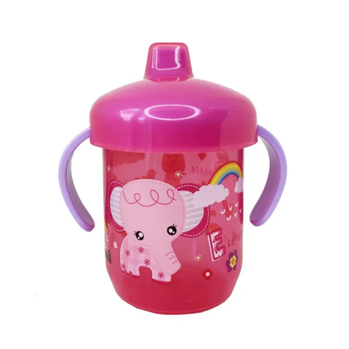 Поильник детский Mega Zayka MGZ-0305(Pink) Слоник 200 мл