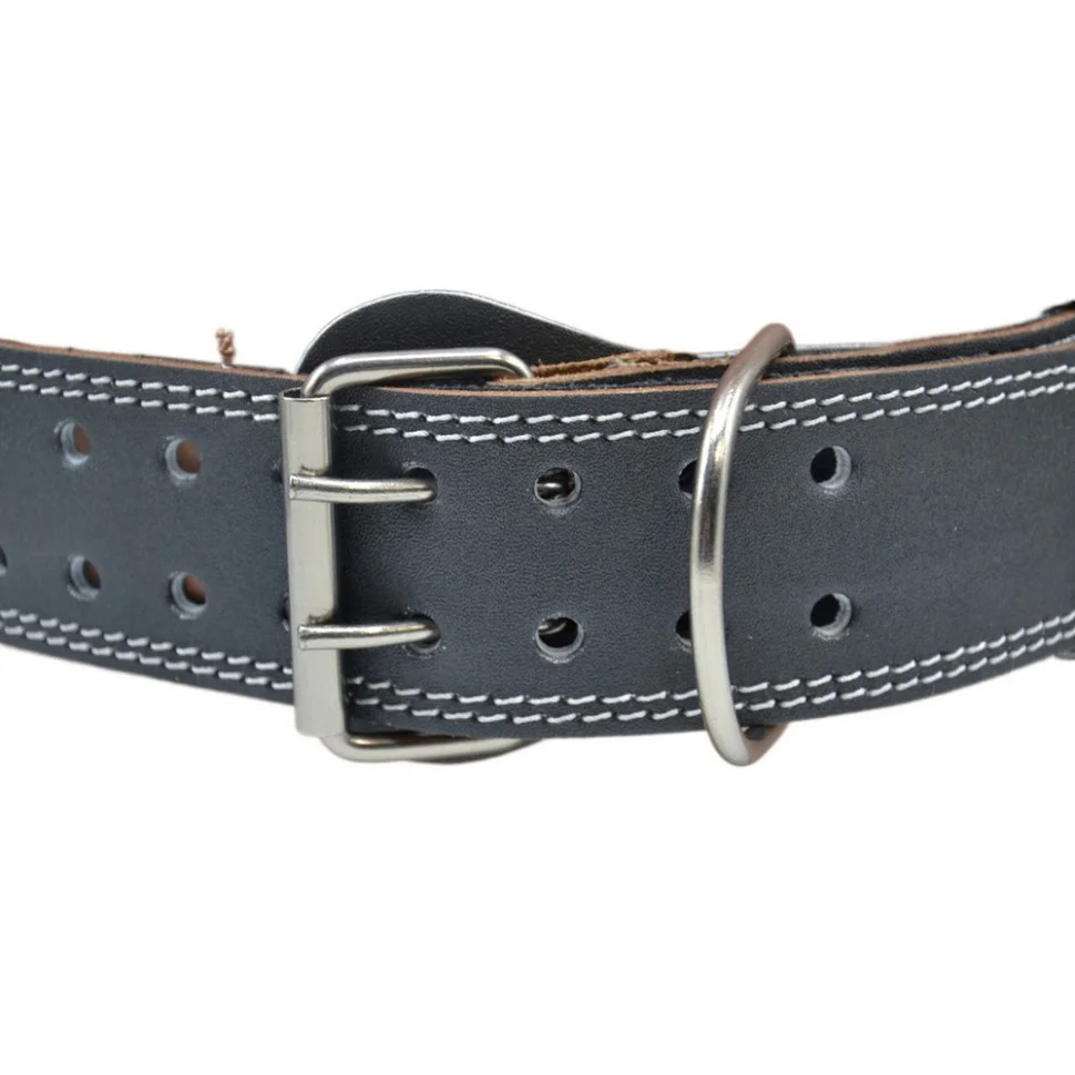 Пояс для важкої атлетики MFB-245 Full leather MadMax MFB-245_XXL, Black, XXL