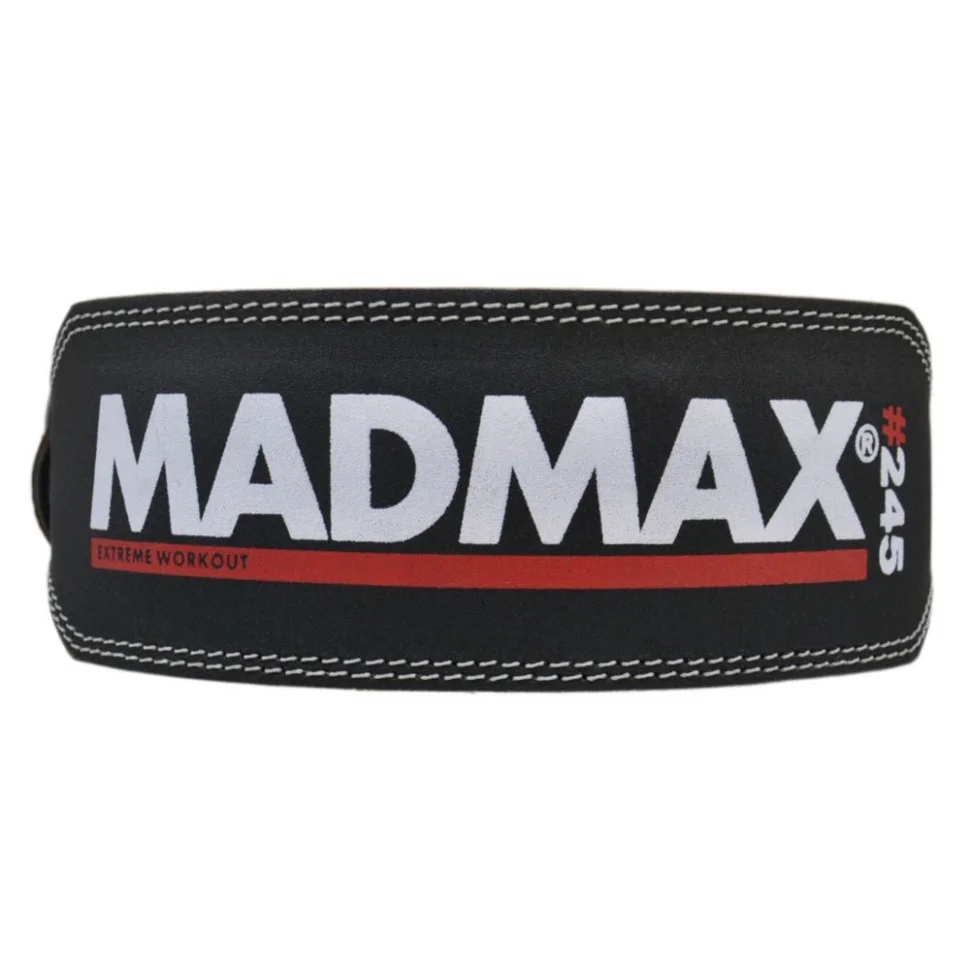 Пояс для важкої атлетики MFB-245 Full leather MadMax MFB-245_XXL, Black, XXL