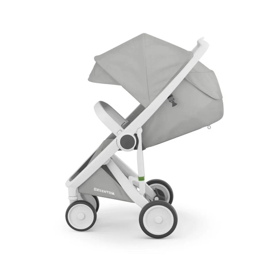 Прогулянкова коляска Classic Greentom 8718858972302 Grey-White