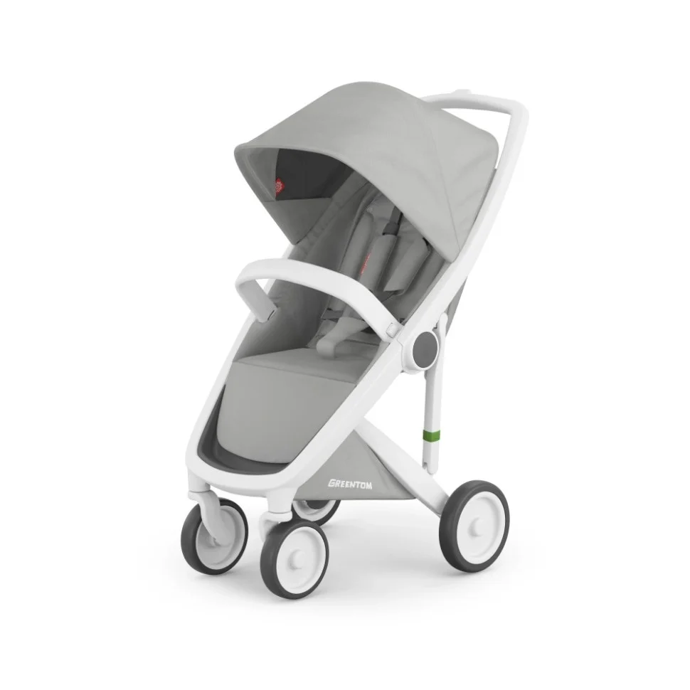 Прогулянкова коляска Classic Greentom 8718858972302 Grey-White