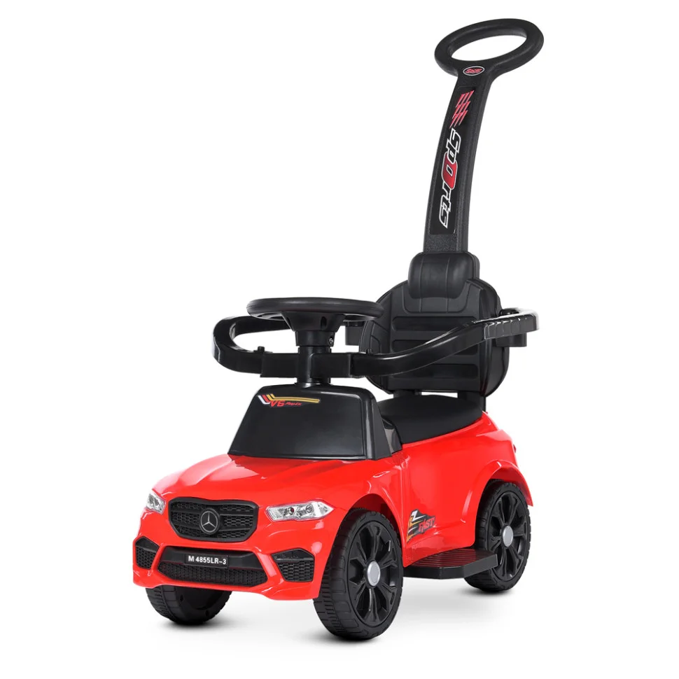 Дитячий електромобіль Bambi M 4855LR-3 червоний 2 в 1