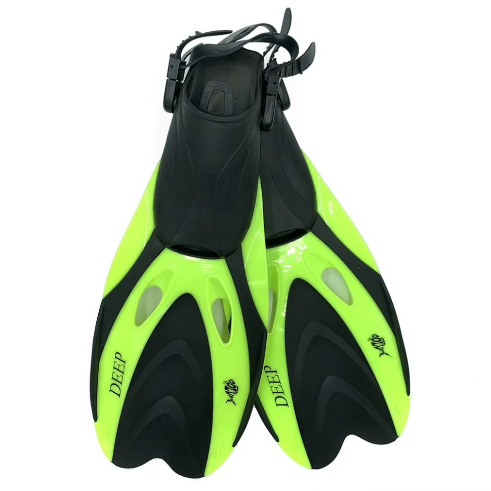 Ласти з відкритою п'ятою DLV Deep Newt NE-66-43-46-Y розмір L/XL 43-46 салатові