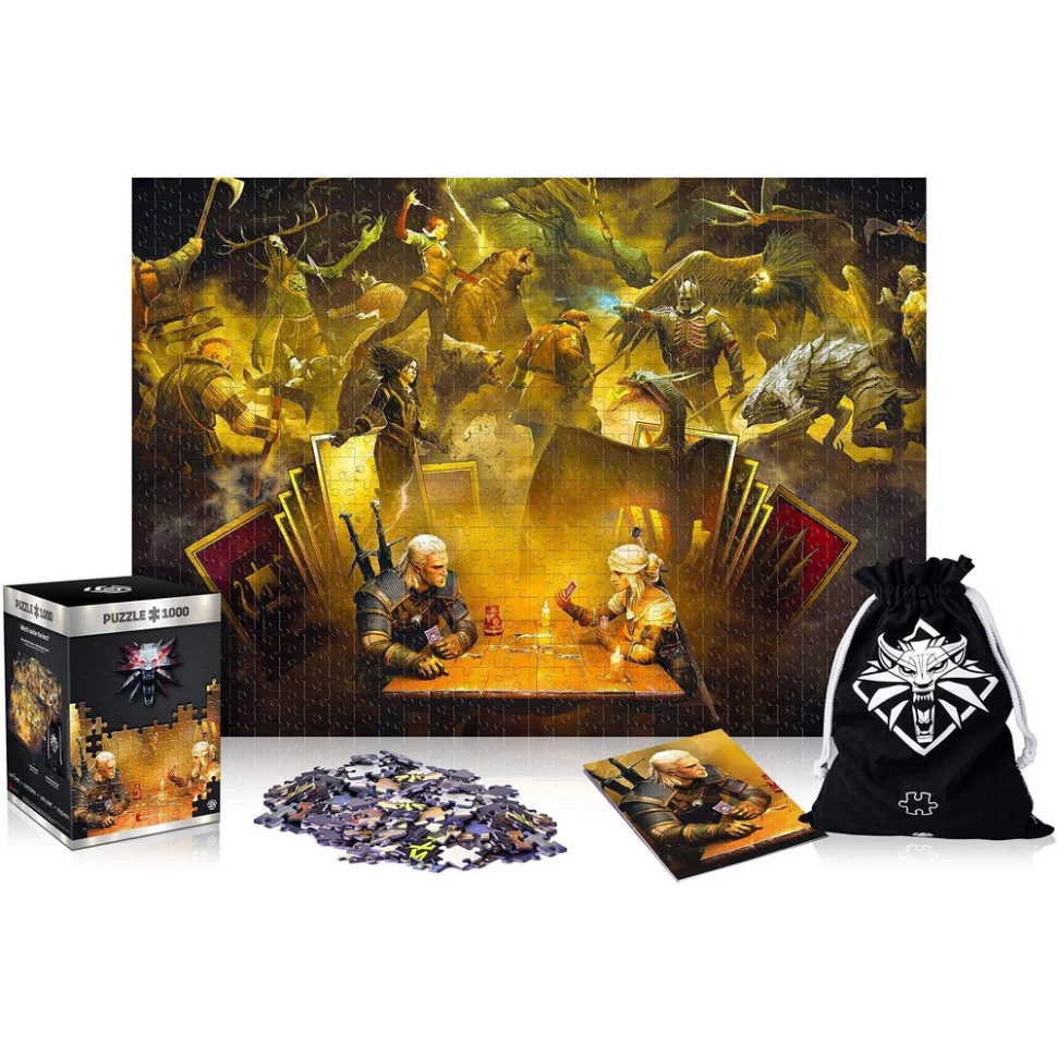Пазл класичний Witcher: Playing Gwent puzzles GoodLoot 5908305231448, 1000 елементів