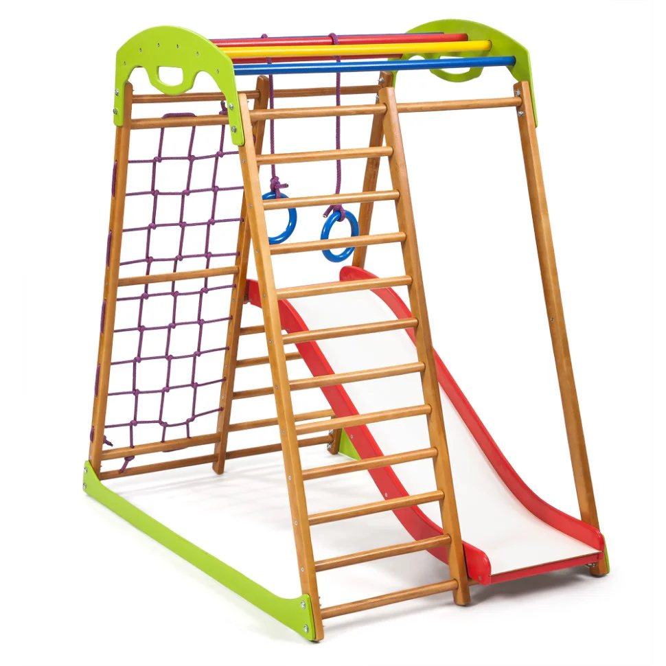 Детский спортивный комплекс SportBaby BabyWood Plus 1 для дома 