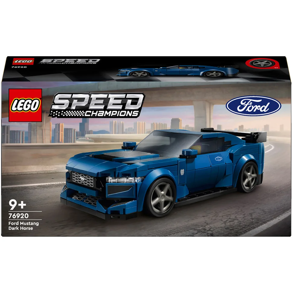 Конструктор LEGO Speed Champions Спортивний автомобіль Ford Mustang Dark Horse 76920, 344 деталі 