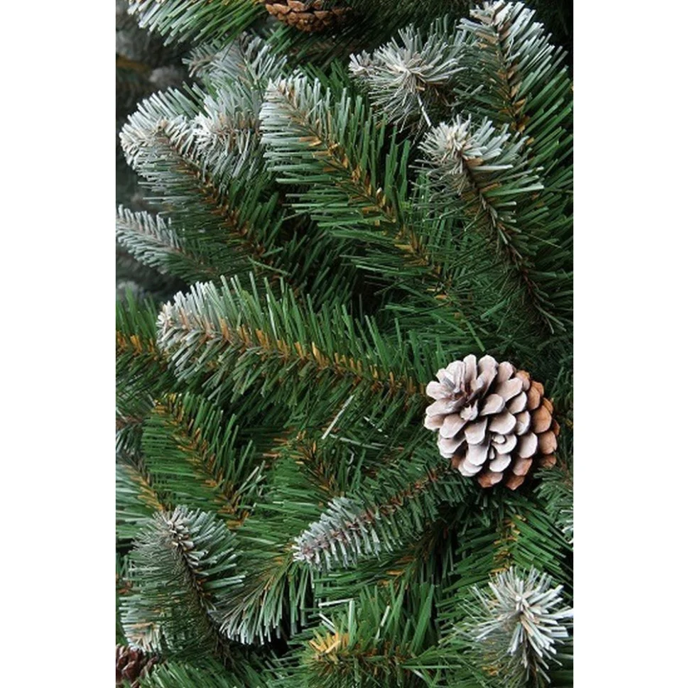 Ялина Empress Triumph Tree 8712799298095, 60 см, зелена, з ефектом покриття інеєм і шишками