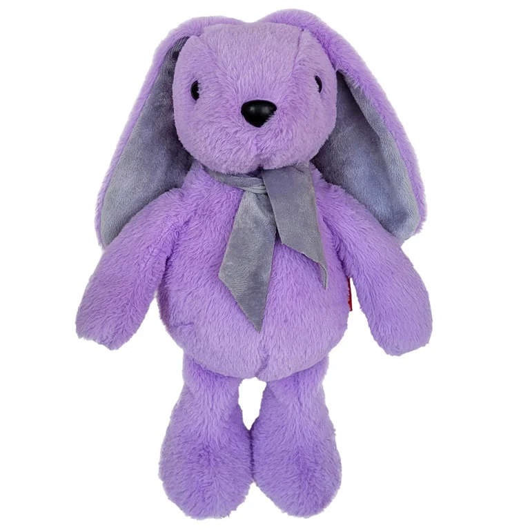 Игрушка мягконабивная Зайчонок Macik МС 080501-10 фиолетовый 33 см