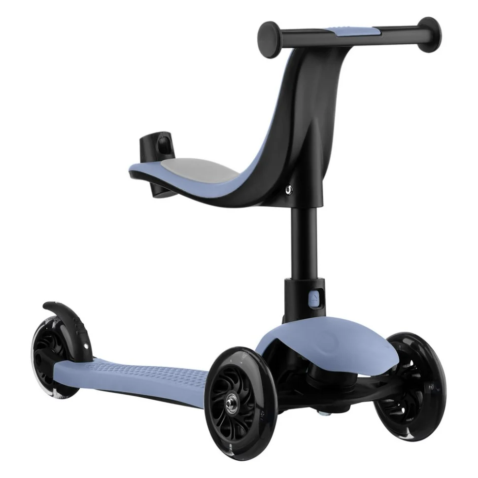 Самокат трехколесный детский Alamo Miqilong ALAMO-125-BLUE синий