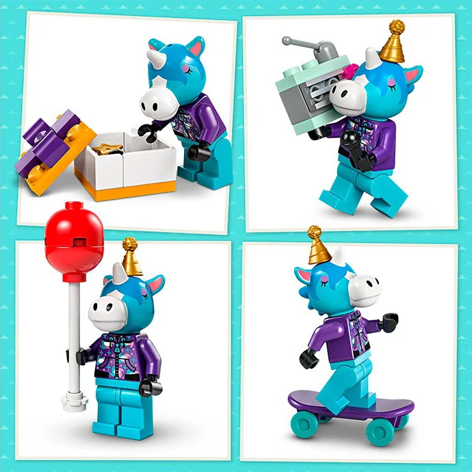 Конструктор Lego Animal Crossing Вечірка з нагоди дня народження Julian 77046, 170 деталей