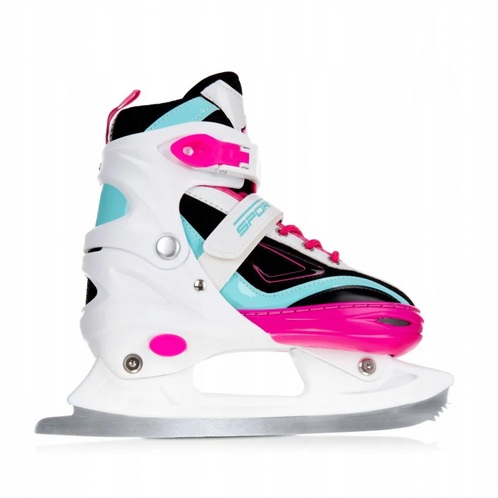 Роликові ковзани SportVida 4 в 1 SV-LG0033 розмір 39-42 White-Pink-Blue
