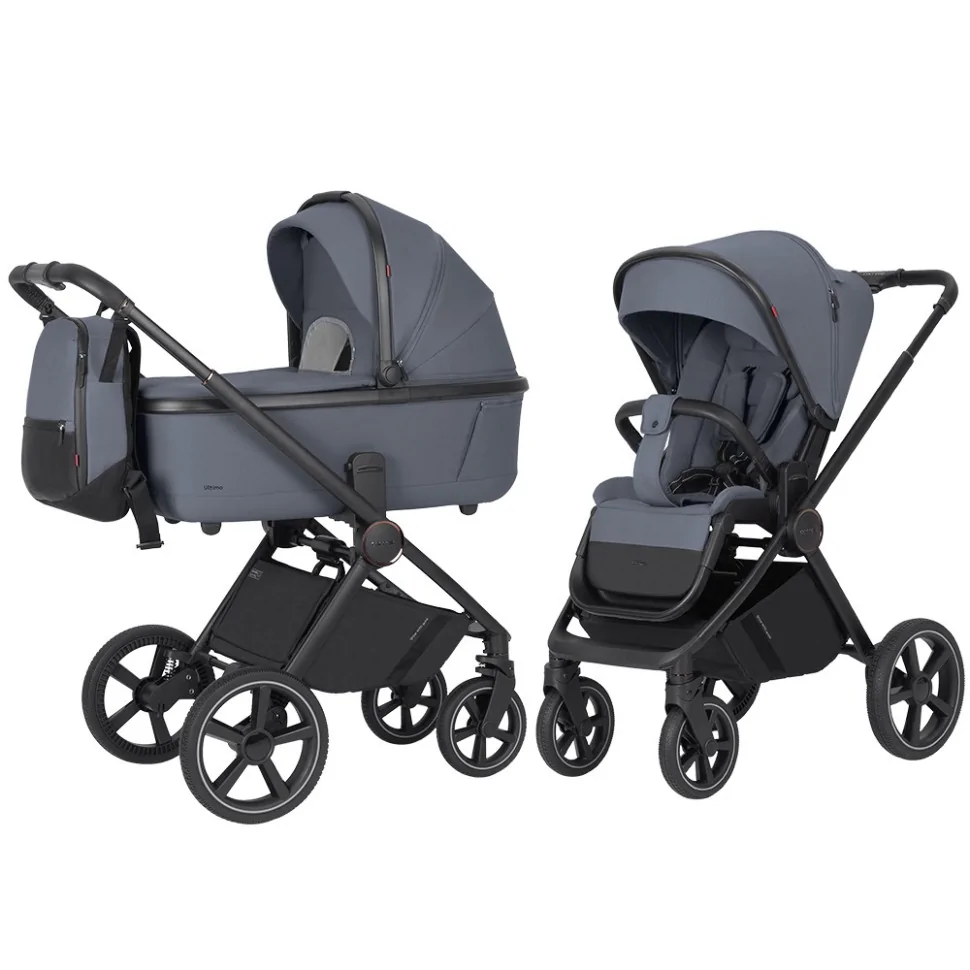 Дитяча універсальна коляска 2 в 1 Ultimo Carrello CRL-6528 Cool Grey 