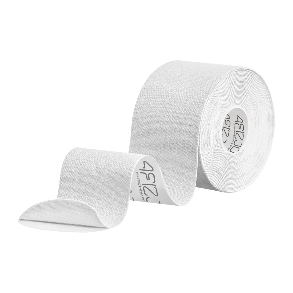 Стрічка кінезіологічна (кінезіо тейп) 4FIZJO 4FJ0544 White 5 см 5 м