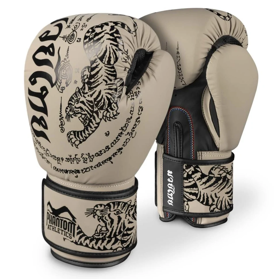 Боксерські рукавиці Muay Thai Phantom PHBG2613-10 Sand 10 унцій (Бинти в подарунок)