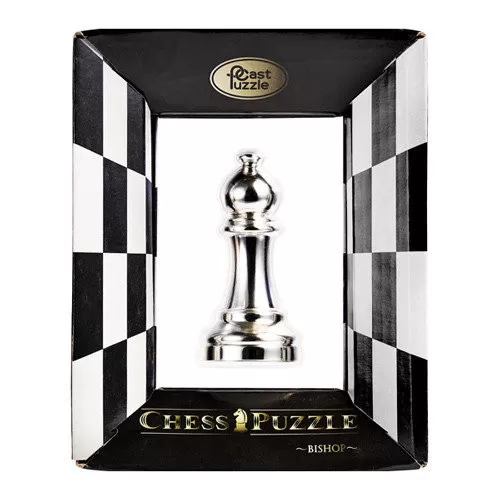 Головоломка Cast Chess Bishop silver Шахматный Слон (Офицер) Cast Puzzle 473684                     
