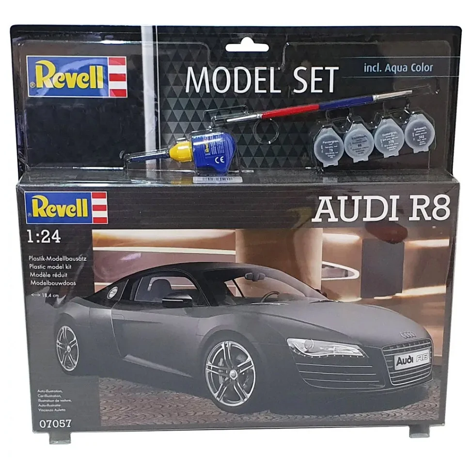 Сборная модель-копия набор Автомобиль Audi R8 Revell RVL-67057 уровень 4, 1:24