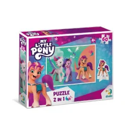 Детский пазл "Приключения Санни, Пипп и Зипп" My Little Pony DoDo Toys 200138, 60 элементов