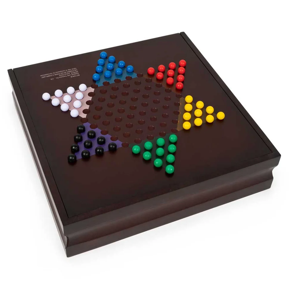 Набор из 10 классических игр Spin Master SM98376/6065366 в деревянной коробке