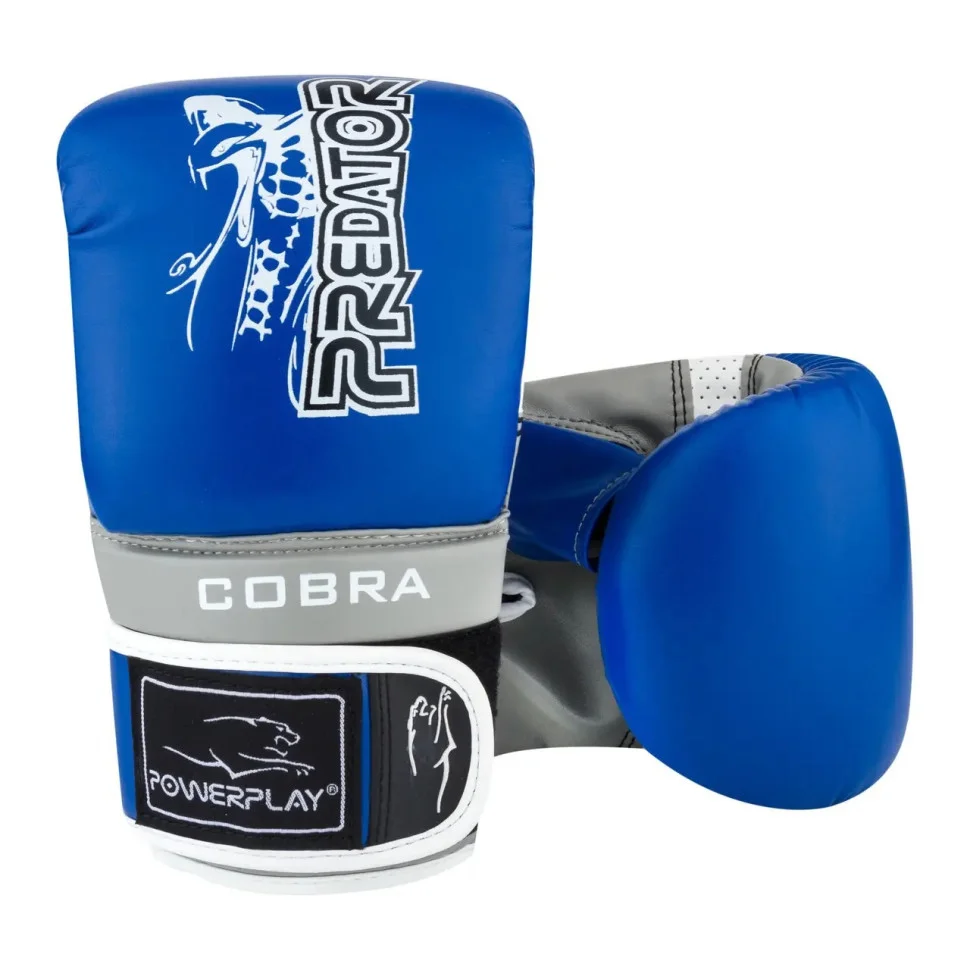 Снарядні рукавички PowerPlay PP_3038_M_Blue/Grey, Синьо-сірі M