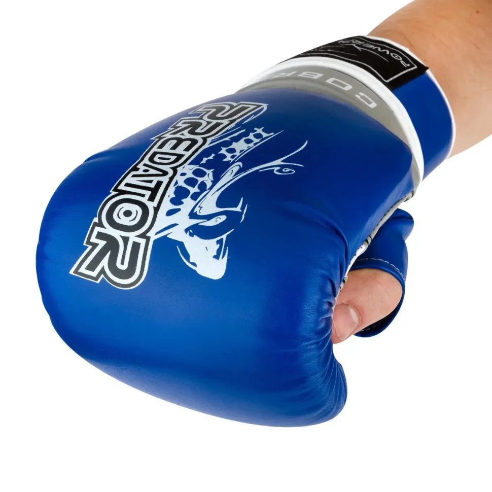 Снарядні рукавички PowerPlay PP_3038_M_Blue/Grey, Синьо-сірі M