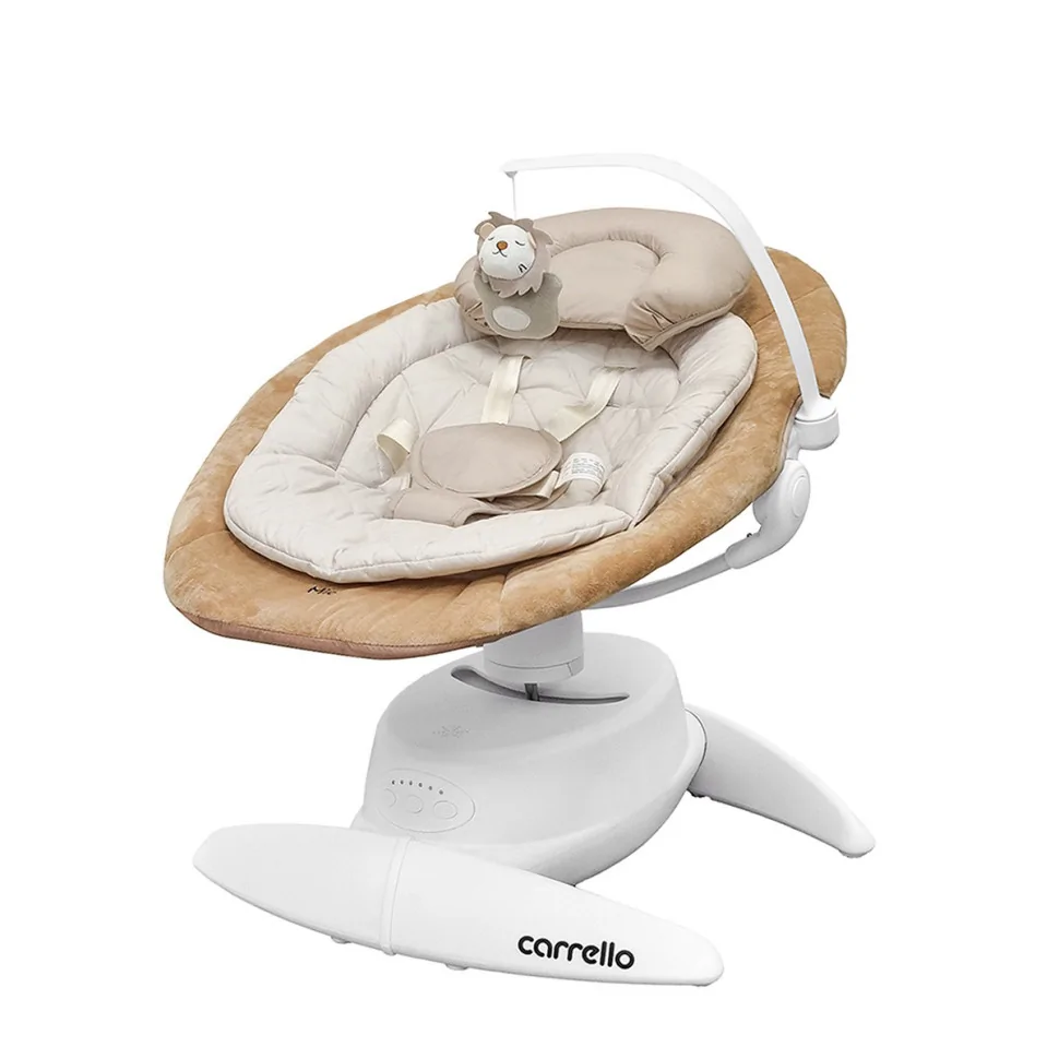 Детская люлька-качалка Mio Carrello CRL-10308 Linen Beige, до 15 кг