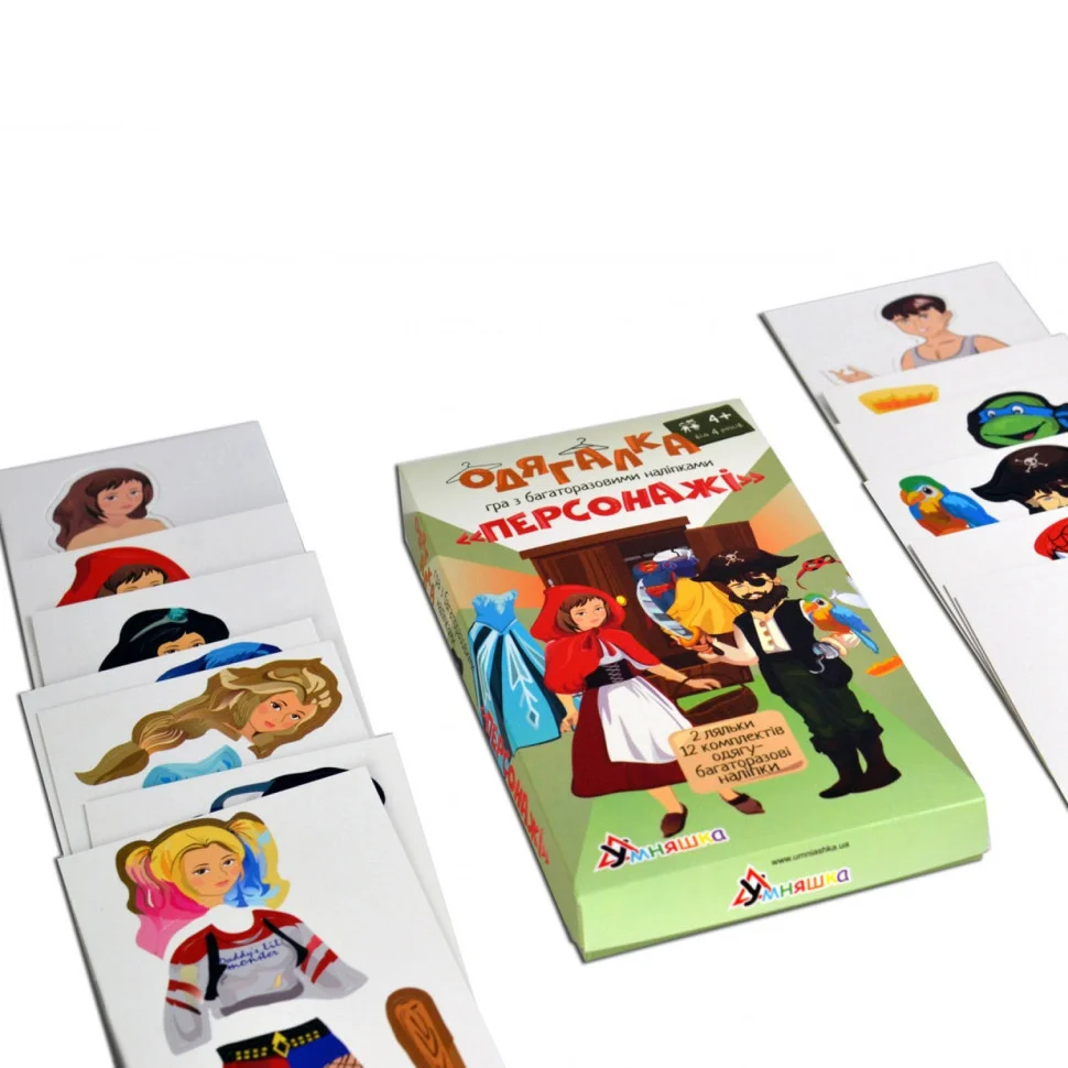 Игра с многоразовыми наклейками 